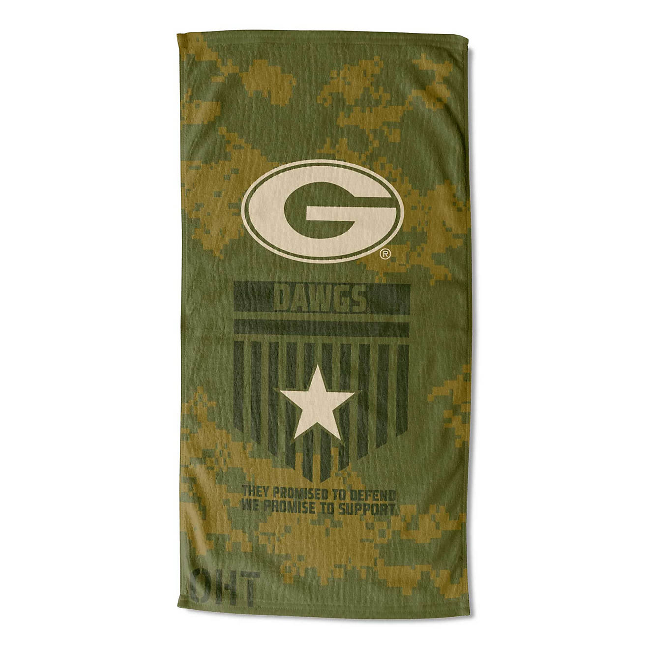 The Northwest Group Georgia Bulldogs 30" x 60" OHT Military Appreciation Proud Beach Towel                                       - view number 1